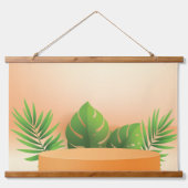 3d-Podium Wandteppich Mit Holzrahmen (Vorne)