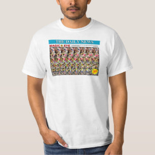 3D "Poker Face" T - Shirt Design by Magic Eye®