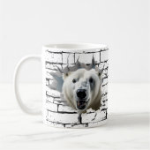 3D Polar Bear Wall Break - The Restaurant Kaffeetasse (Links)