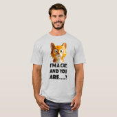 3D Porcelain Cat T-Shirt (Vorne ganz)
