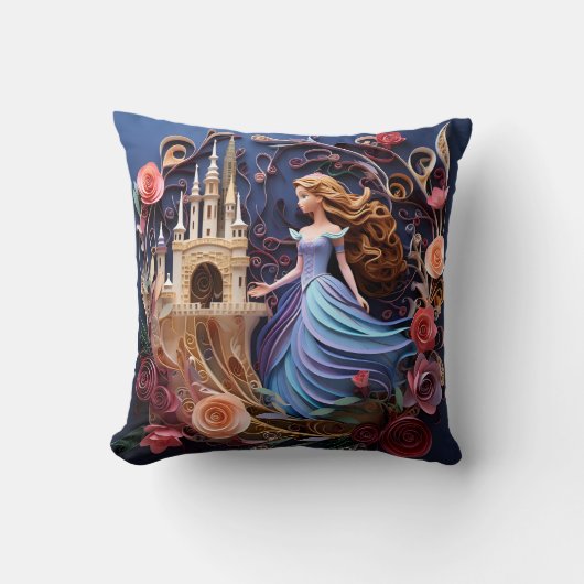 3D Princess pillow Kissen (Vorderseite)