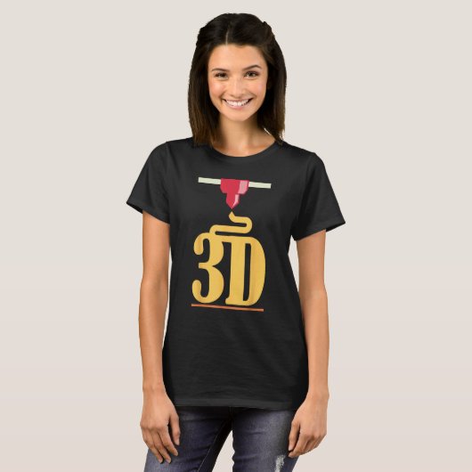 3D printing  3d printer T-Shirt (Vorne ganz)