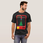 3D Printing Christmas Tree Merry Christmas 3D Prin T-Shirt (Vorne ganz)