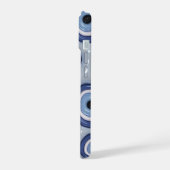 3D Puffy Evil Eye Positive Vibes Phone Case iPhone 15 Hülle (Linke Seite)