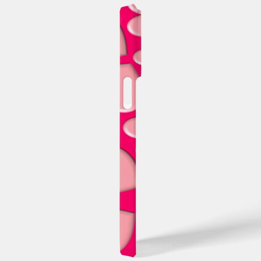 3D Puffy Hearts Case-Mate iPhone Hülle (Rückseite / Rechts)