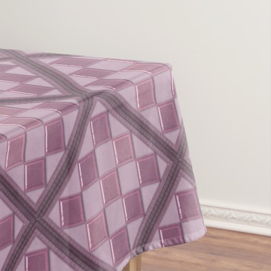 3D Purple Color Tischdecke (Beispiel)