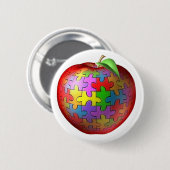 3D Puzzlespiel Apple Button (Vorne & Hinten)