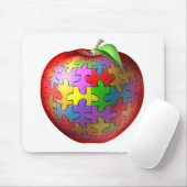 3D Puzzlespiel Apple Mousepad (Mit Mouse)