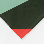 3D Pyramiden: Retro Geometric Vintag. Fleecedecke (Ecke)