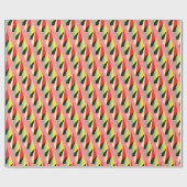 3D Pyramiden: Retro Geometric Vintag. Geschenkpapier (Flach)