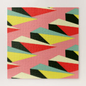 3D Pyramiden: Retro Geometric Vintag. Puzzle (Horizontal)