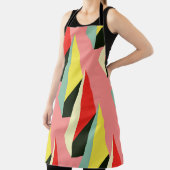 3D Pyramiden: Retro Geometric Vintag. Schürze (InSitu)