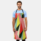3D Pyramiden: Retro Geometric Vintag. Schürze (Getragen)