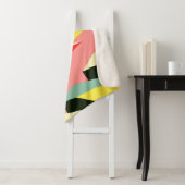 3D Pyramiden: Retro Geometric Vintag. Sherpadecke (Beispiel)