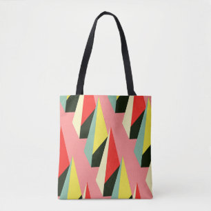 3D Pyramiden: Retro Geometric Vintag. Tasche