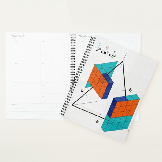 3D Pythagorean Theorem Math Planner Planer (Anzeige)