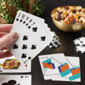 3D Pythagorean Theorem Math Playing Cards Spielkarten (In Situ)