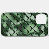3D-Quadrate mit dunkelgrünem Hintergrund vermische Case-Mate iPhone Hülle (Rückseite (Horizontal))