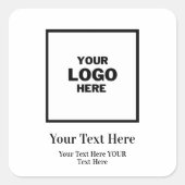 3D QUADRATISCHER AUFKLEBER (Vorderseite)