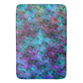 3D-Quadratzoll blaue Lila bis rosa oder dreieckige Badematte (Vorderseite Vertikal)