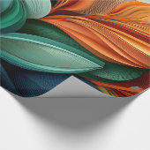 3D-Quilling-Blumen-Luxus-Geschenkpapier Geschenkpapier (Ecke)