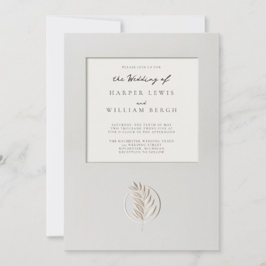 3D-Rahmen Einladung (Vorderseite)