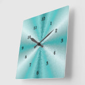 3D Rainbow Art Quadratische Wanduhr (Winkel)