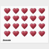 3D Red Candy Heart Message Sprichwort Geschenkklam Herz-Aufkleber (Blatt)