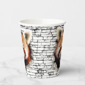 3D Red Panda Wall Break - Paradies für Kletterhexe Pappbecher (Links)