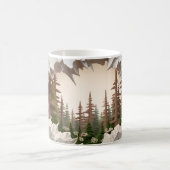 3D Redwood Forest Kaffeetasse (Mittel)