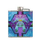 3D Reflektiergitter 1 Wrap Flasche Flachmann (Rückseite)