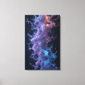 3D-Render mit mystischer Bio Struktur Leinwanddruck (Vorderseite)