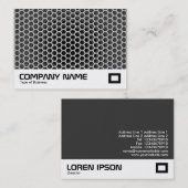 3d Rendered Honeycomb Visitenkarte (Vorne/Hinten)