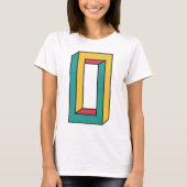 3d Retro-Form T-Shirt (Vorderseite)