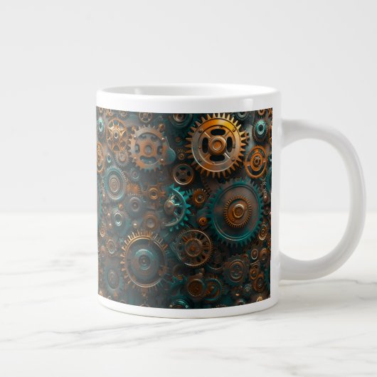 3D Retro Sprockets Jumbo TASSE (Rechts)