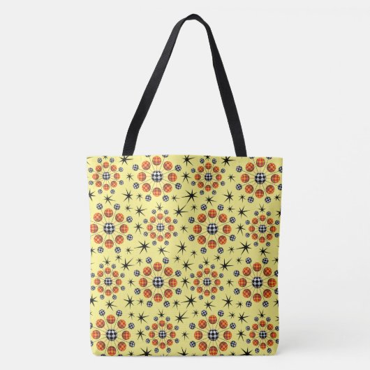 3D Retro Stars & Balls Tasche (Vorderseite)