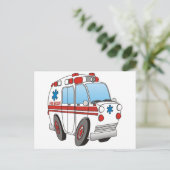 3D-Rettung Postkarte (Stehend Vorderseite)