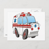 3D-Rettung Postkarte (Vorne/Hinten)