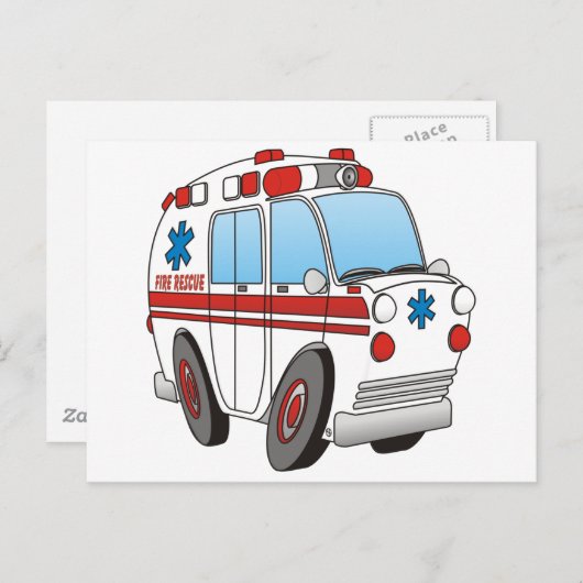 3D-Rettung Postkarte (Vorne/Hinten)