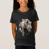 3d Rhino - African Safari Animal Rhinoceros T-Shirt (Vorderseite)