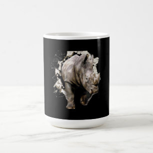 3d Rhino - African Safari Animal Rhinoceros Verwandlungstasse