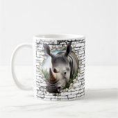 3D Rhinoceros Mendrisiotto Kaffeetasse (Links)