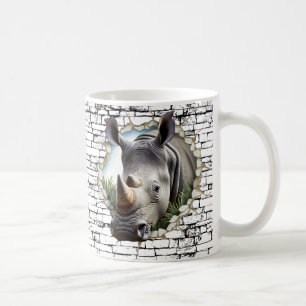 3D Rhinoceros Mendrisiotto Kaffeetasse