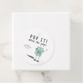 3D Roboter Junge - Pop es, wenn sie Pop! Geschenkanhänger (Beispiel)