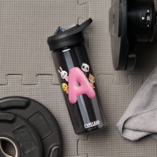 3D-Rosa-Ballon-Buchstabe-A-CamelBak-Wasserflasche Trinkflasche