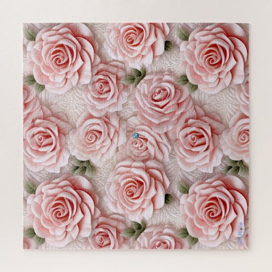 3D-Rosa Rosa Puzzle (Vertikal)