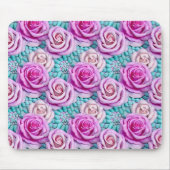 3D Rosa Rosen Mousepad (Vorne)
