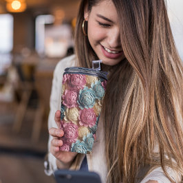 3D Rosa und Blau Thermosbecher