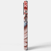 3D rosa und blaue Blumen Case-Mate iPhone Hülle (Rückseite / Links)