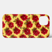 3D-rote Rose Case-Mate iPhone Hülle (Rückseite (Horizontal))